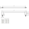 Полотенцедержатель IDEAL STANDARD Connect E6983AA